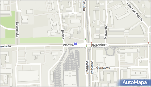 Przystanek Woronicza 06. ZTM Warszawa - Warszawa (id 324006) na mapie Targeo