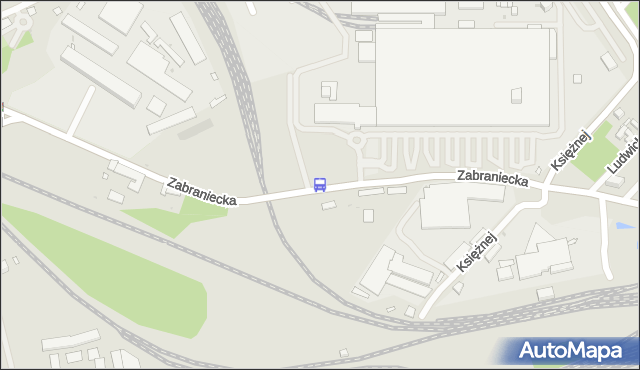 Przystanek Zabraniecka-Bocznica 01. ZTM Warszawa - Warszawa (id 103801) na mapie Targeo