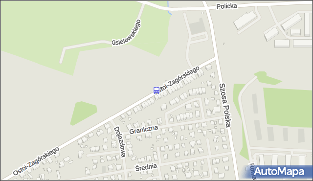 Przystanek Zagórskiego 10 nż 11. ZDiTM Szczecin - Szczecin (id 42711) na mapie Targeo