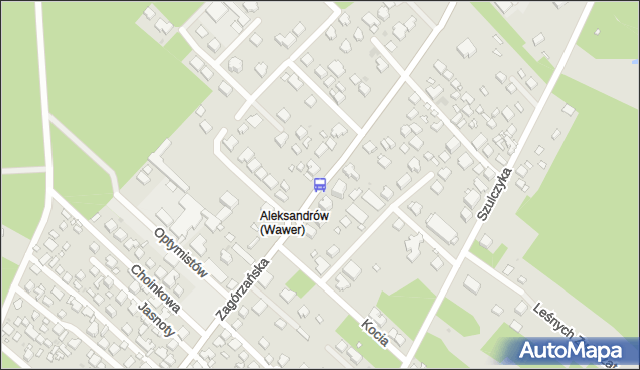 Przystanek Zagórzańska 01. ZTM Warszawa - Warszawa (id 237601) na mapie Targeo