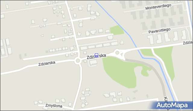 Przystanek Zdziarska-Kanał 01. ZTM Warszawa - Warszawa (id 122501) na mapie Targeo
