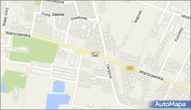 Przystanek Zielonki 02. ZTM Warszawa - Warszawa (id 614902) na mapie Targeo