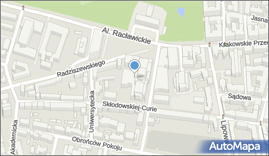 AED - Defibrylator, Plac Teatralny 1, Lublin 20-029