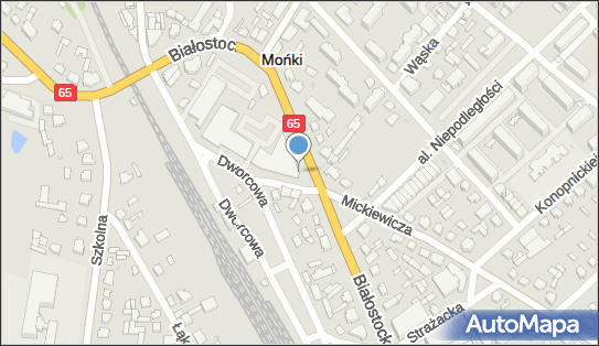 Allegro One Box Automaty, Dworcowa 13, Mońki 19-100, godziny otwarcia