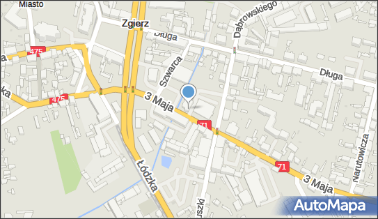 Allegro One Box, zielony automat, 3 Maja 5a, Zgierz 95-100, godziny otwarcia