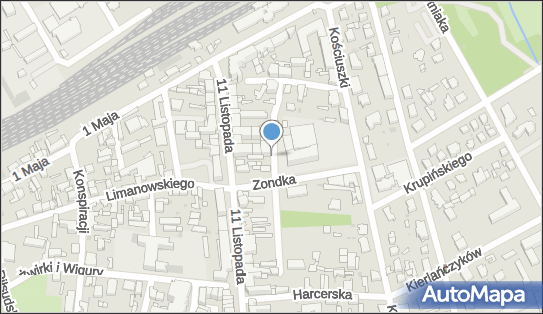 Allegro One Box, zielony automat, 11 listopada 32 05-825, godziny otwarcia