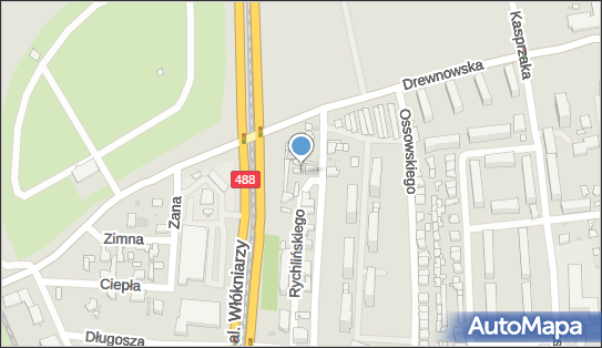 Allegro One Box, zielony automat, Rychlińskiego 20, Łódź 91-089, godziny otwarcia