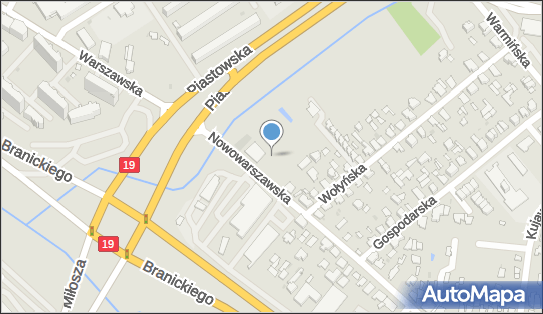 Allegro One Box, zielony automat, Nowowarszawska 1a, Białystok 15-205, godziny otwarcia