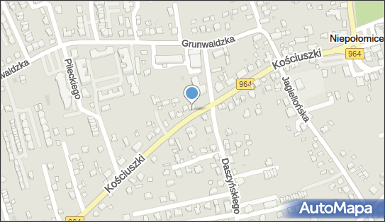 Allegro One Box, zielony automat, Kościuszki 24, Niepołomice 32-005, godziny otwarcia