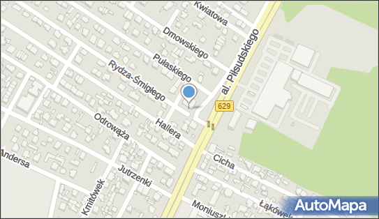 Allegro One Box, zielony automat, Rydza Śmigłego 2, Marki 05-270, godziny otwarcia