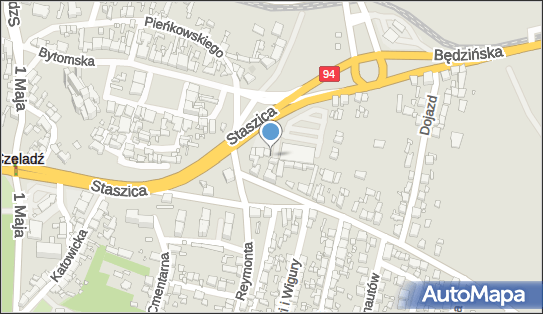 Allegro One Box, zielony automat, Bedzińska 10, Czeladź 41-250, godziny otwarcia