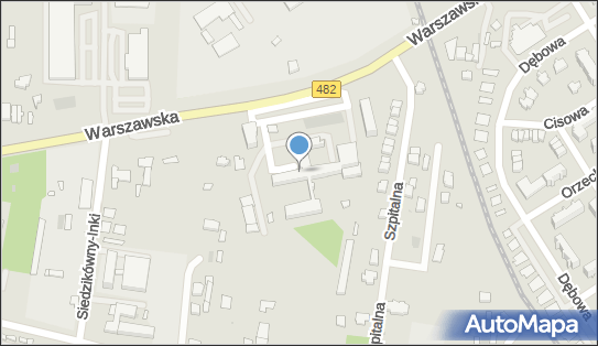 Szpital Łask, Ul. Warszawska 62, Łask 98-100, numer telefonu