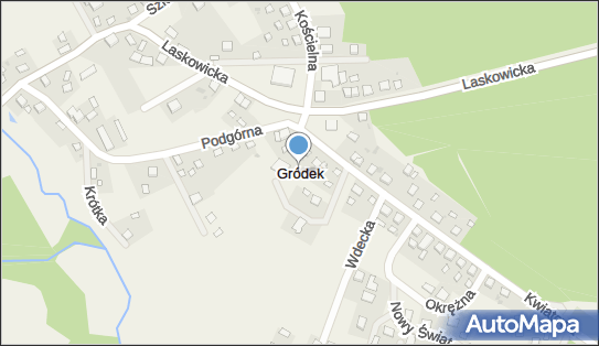 Dwór, park, pomnik, Kwiatowa 6, Gródek 86-140 - Atrakcja turystyczna