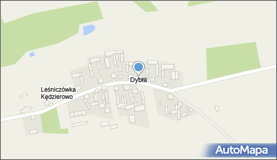 Dwór, Dybła 6, Dybła 19-200 - Atrakcja turystyczna