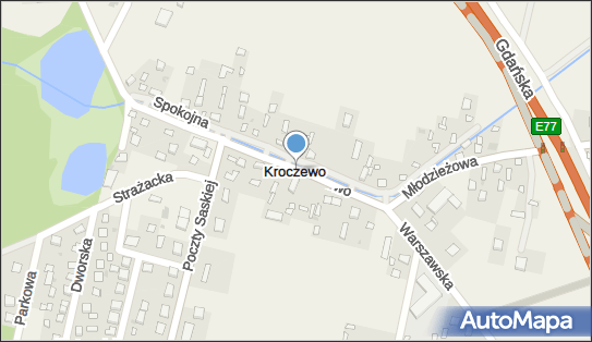 Kościół, park, Warszawska 79, Kroczewo 09-142 - Atrakcja turystyczna