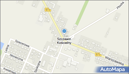 Kościół, pomnik, usługi, Gostynińska573 2, Szczawin Kościelny 09-550 - Atrakcja turystyczna