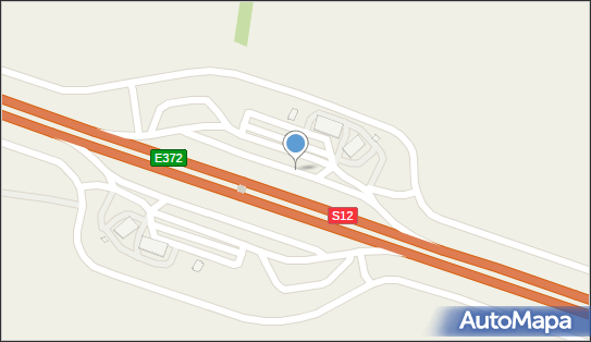 MOP Markuszów Północ, S12, S17, E372, Markuszów - Autokar, BUS - Parking