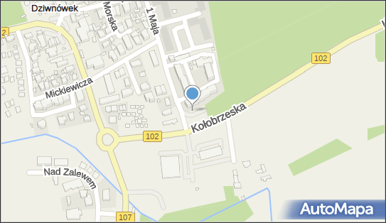 Parking Autokar, BUS, 1 Maja 4d, Dziwnówek 72-420 - Autokar, BUS - Parking