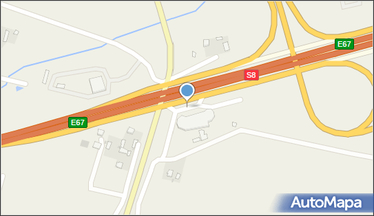 MOP I Jeżewo, S8, E67, Jeżewo Stare - Autostradowy, MOP - Parking