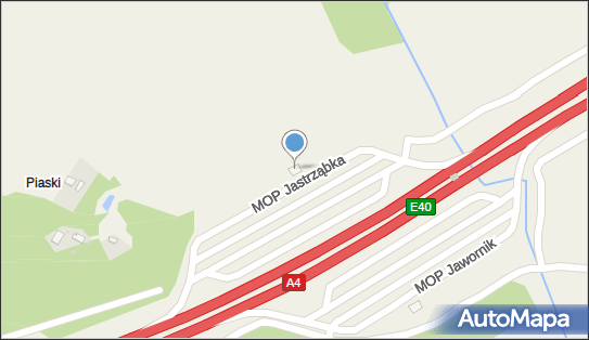 MOP Jastrząbka, Jaźwiny, Jaźwiny 39-215 - Autostradowy, MOP - Parking