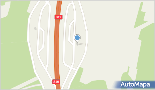 MOP Kamień Wschód, S19, Kamień - Autostradowy, MOP - Parking