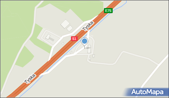 MOP Lędziny, S1, E75, E462, Tyska, Lędziny - Autostradowy, MOP - Parking