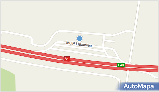 MOP Łukawiec, A4, Łukawiec 36-073 - Autostradowy, MOP - Parking