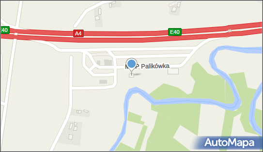 MOP Palikówka, A4, E40, Krzemienica - Autostradowy, MOP - Parking