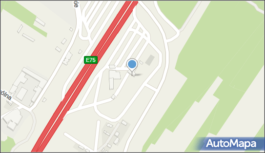 MOP Stobiecko Szlacheckie Wschód, A1E75, Stobiecko Szlacheckie - Autostradowy, MOP - Parking
