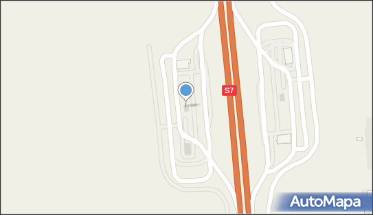 MOP Widoma Zachód, S7, Przestańsko - Autostradowy, MOP - Parking