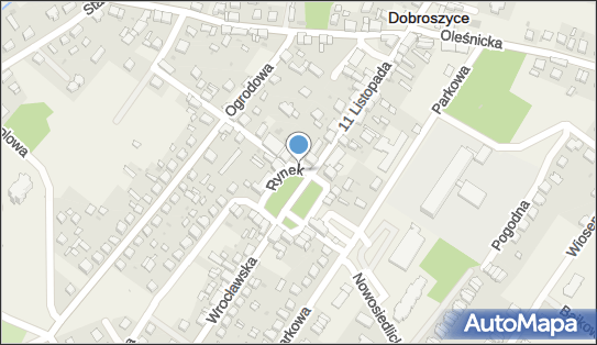 Parking Bezpłatny, Rynek 1, Dobroszyce 56-410 - Bezpłatny - Parking