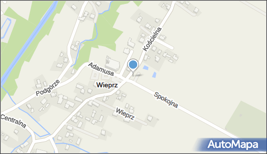 Parking Bezpłatny, Kościelna 13, Wieprz 34-122 - Bezpłatny - Parking