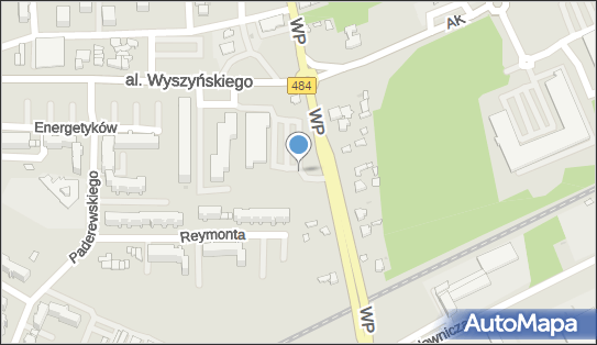 Parking Bezpłatny, DW 484, Wojska Polskiego, Bełchatów - Bezpłatny - Parking