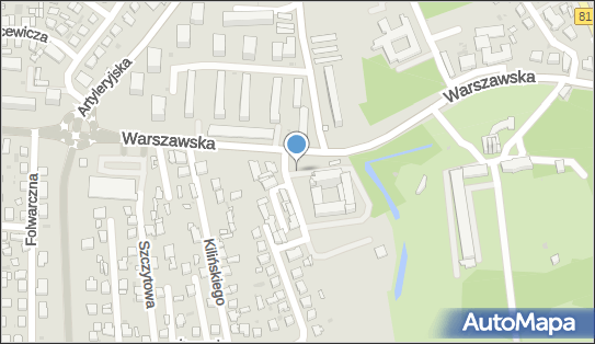 Parking Bezpłatny, Kusocińskiego Janusza, Biała Podlaska 21-500 - Bezpłatny - Parking