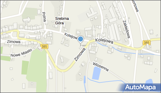 Parking, Kolejowa 6a, Srebrna Góra 57-215 - Bezpłatny - Parking