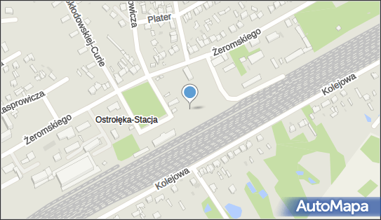 Parking, Plac Dworcowy, Ostrołęka 07-417 - Bezpłatny - Parking