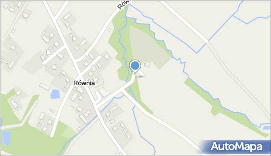 przy cerkwi, Równia, Równia 38-700 - Bezpłatny - Parking