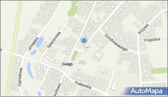 przy kościele - do 3,5 t, Folwarki 1, Gołąb 24-100 - Bezpłatny - Parking