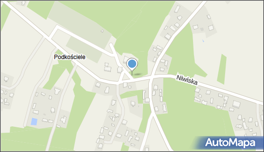 Przy kościele, Niwiska 180, Niwiska 36-147 - Bezpłatny - Parking