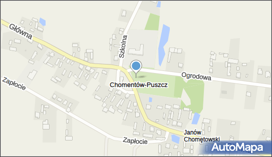 KS Hubertus Chomentów, Główna 24, Chomentów-Puszcz - Boisko sportowe