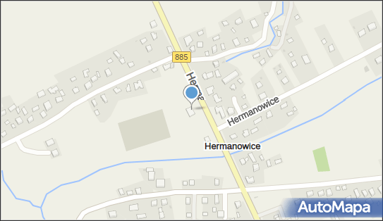 Świetlica wiejska w Hermanowicach, DW885, Hermanowice 34 37-733 - Centrum kultury