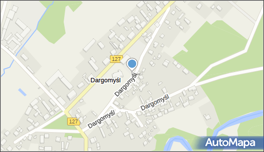 Mur historyczny, Dargomyśl 69, Dargomyśl 74-404 - Ciekawe miejsce