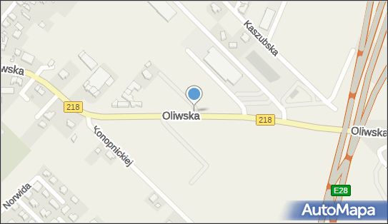 Mur historyczny, Oliwska218, Chwaszczyno 80-209 - Ciekawe miejsce