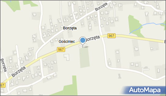 Komunalny w Borzęcie, DW967, Borzęta 32-400 - Cmentarz, numer telefonu