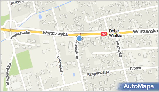 DHL ServicePoint, Kościelna 1, Dębe Wielkie 05-311, godziny otwarcia