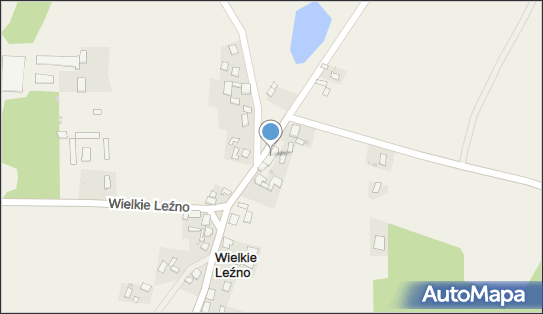 Świetlica Wiejska, Wielkie Leźno 27, Wielkie Leźno - Dom ludowy