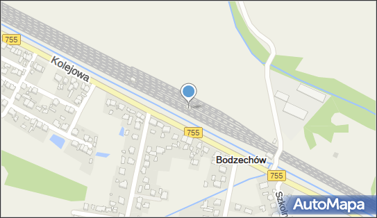 Bodzechów, Kolejowa755, Bodzechów 27-420 - Dworzec kolejowy, Przystanek kolejowy