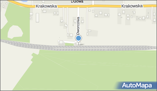 Dulowa, Dworcowa 5, Dulowa 32-545 - Dworzec kolejowy, Przystanek kolejowy