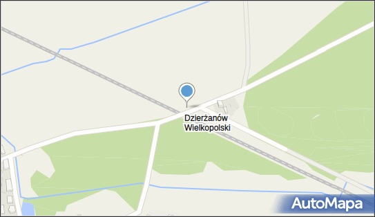 Dzierżanów Wielkopolski, Dzierżanów, Dzierżanów 63-704 - Dworzec kolejowy, Przystanek kolejowy