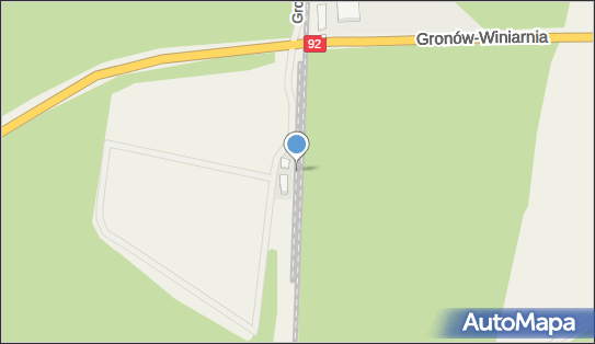 Gronów, Gronów-Winiarnia 20, Gronów 66-220 - Dworzec kolejowy, Przystanek kolejowy